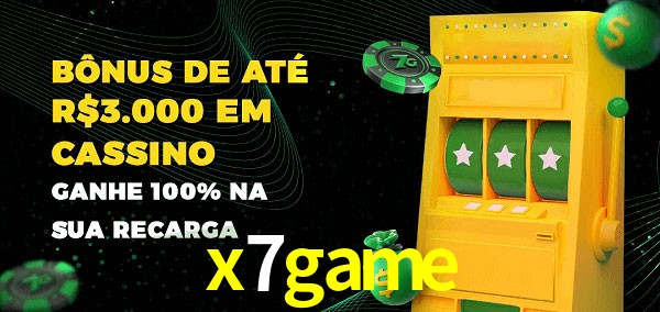 x7game melhor bônus de depósito